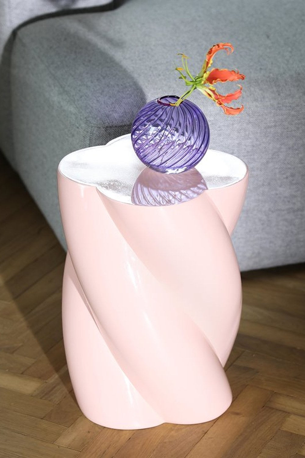Marshmallow Figürlü Pembe Dekoratif Sütun - 1