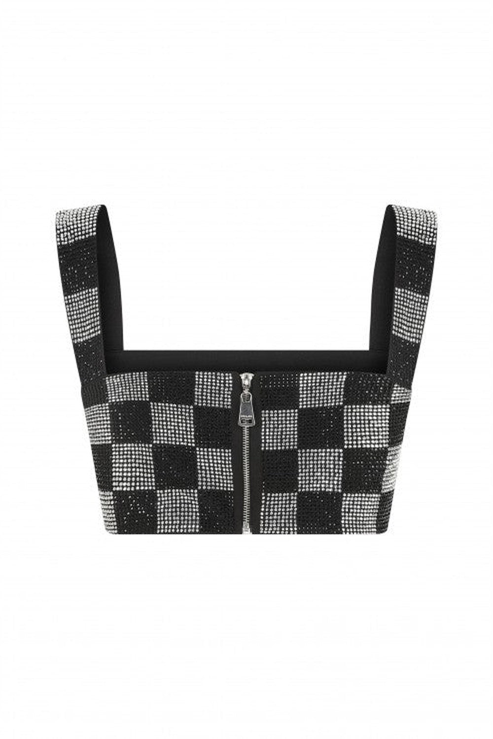 Checkered Glitter Bluz - 3
