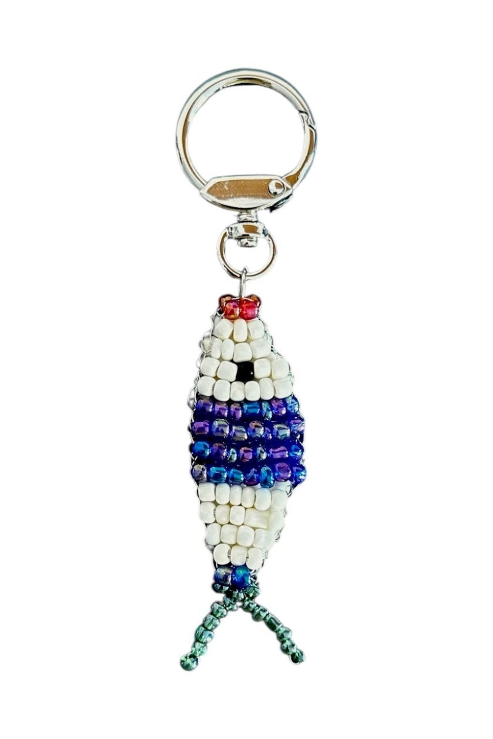 Boncuklu Mavi Balık Charm - 0