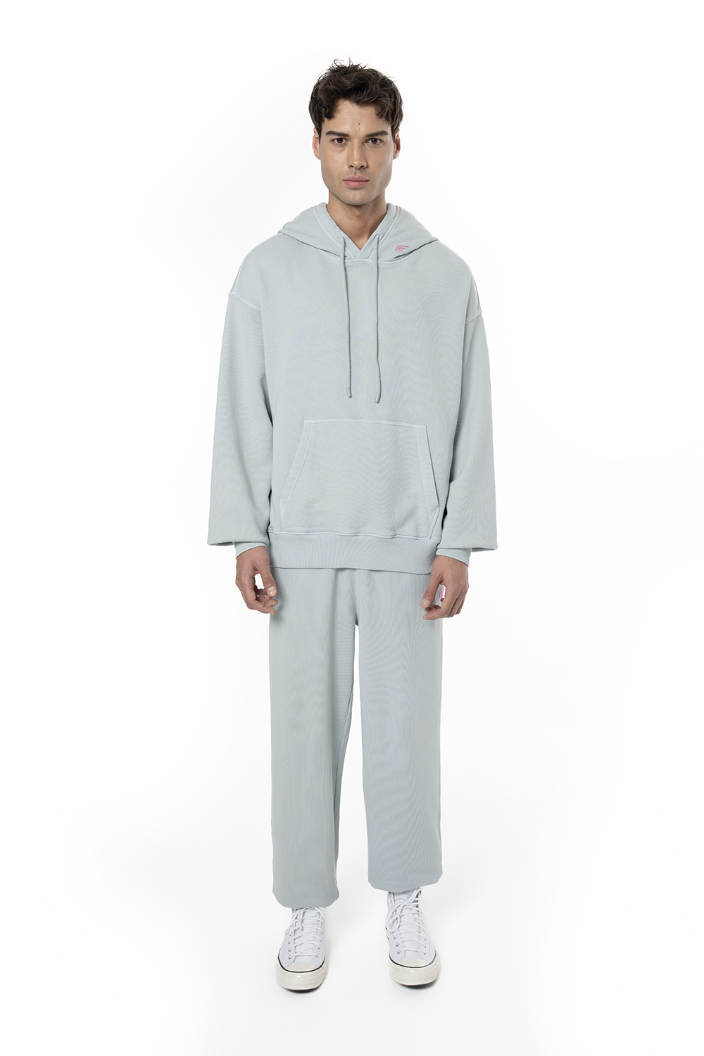 Erkek Relaxed Fit Fm Icon Nakışlı Jogger - Mavi - 0