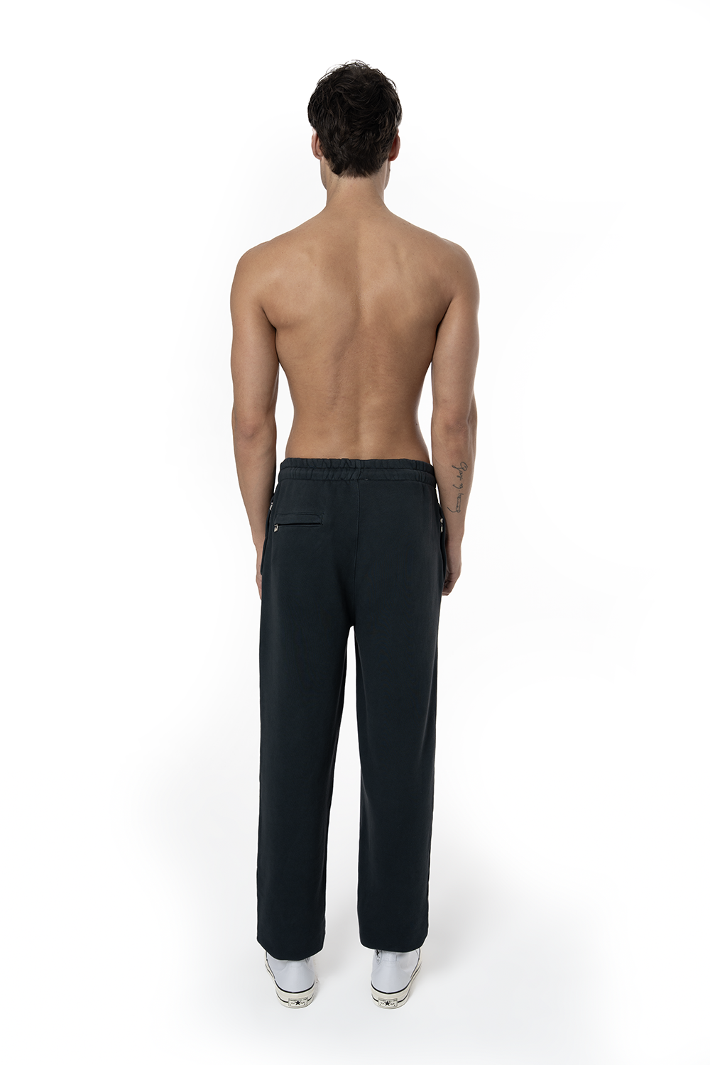 Erkek Relaxed Fit Fm Icon Nakışlı Jogger - Siyah - 2