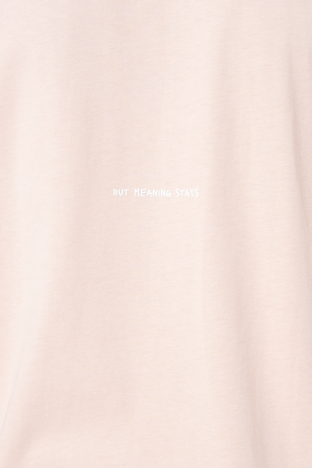 Erkek Oversize Basic Baskılı Tişört - Pembe - 1
