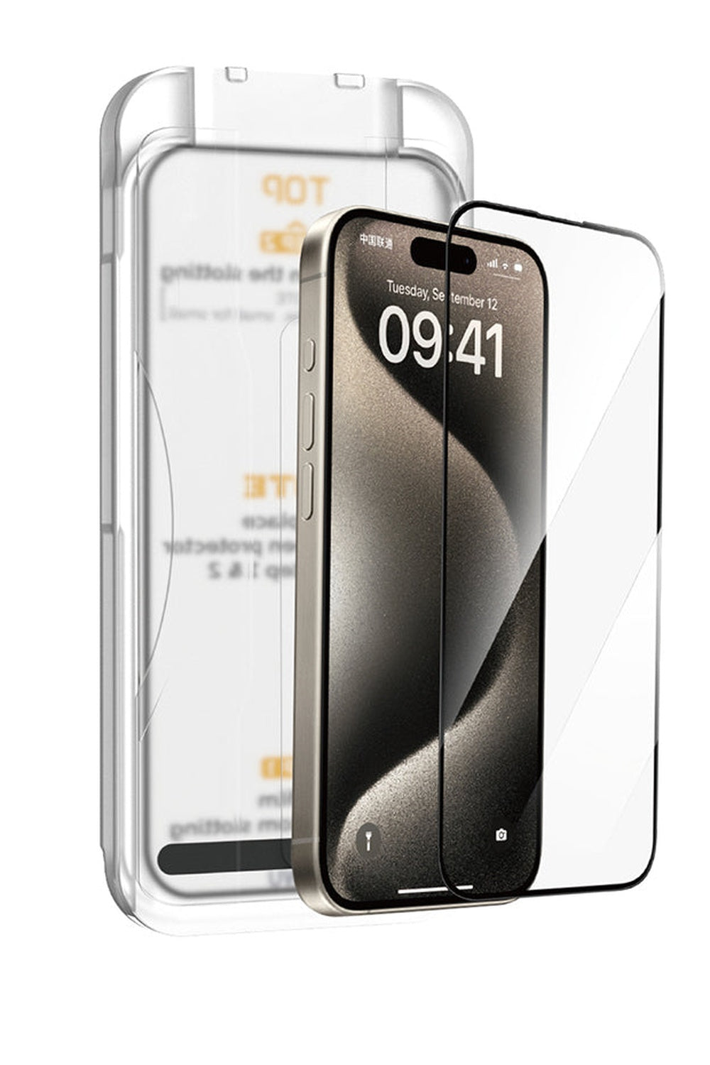 Sq-008 Iphone 17 Pro Max Ekran Koruyucu, Kolay Uygulama Aparatlı - 1