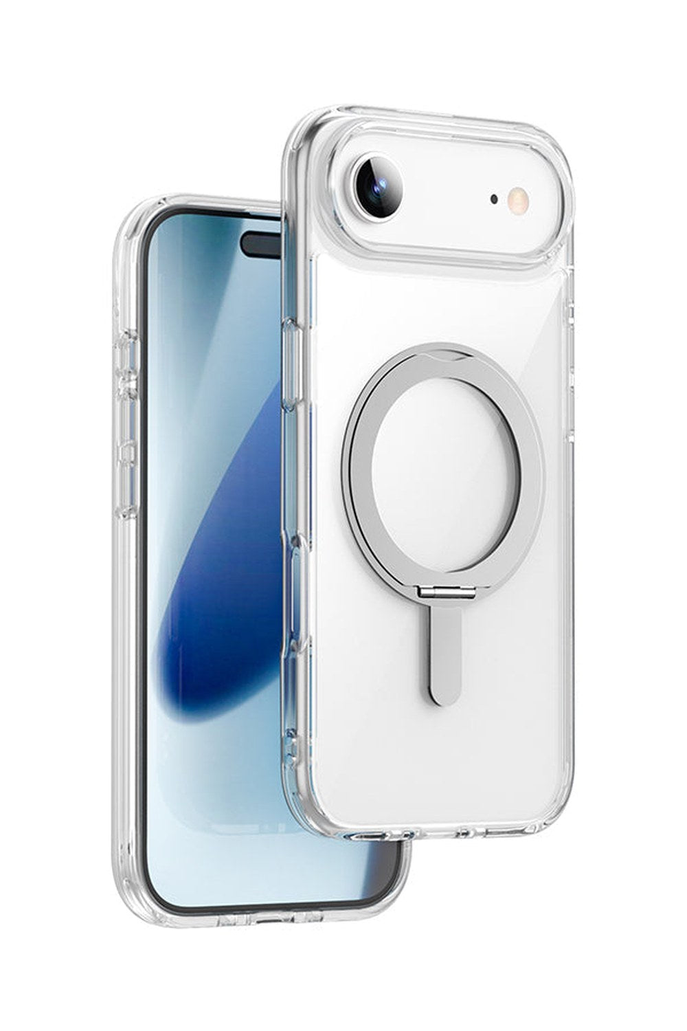 Magsafe Uyumlu Standlı Şeffaf Telefon Kılıfı, Iphone Air - 3