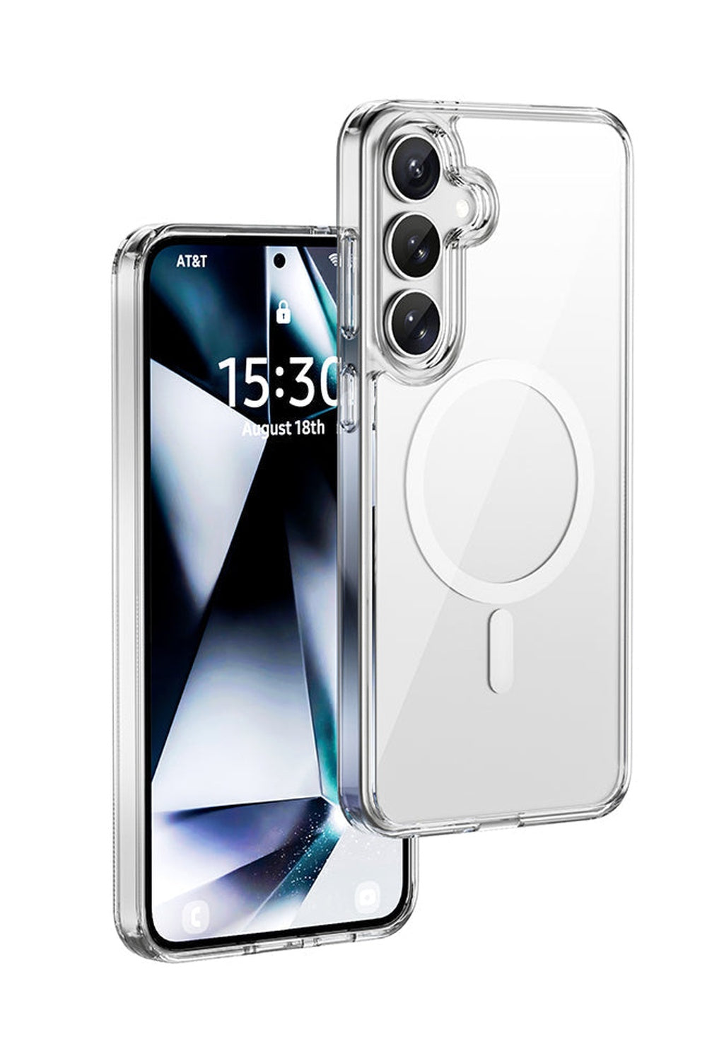 Magsafe Uyumlu Şeffaf Telefon Kılıfı, Galaxy S26 Plus - 1