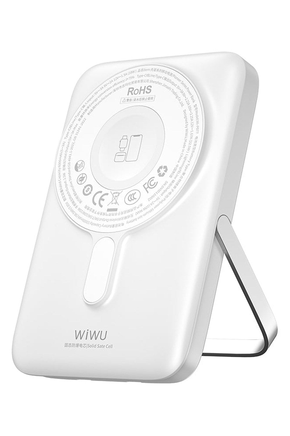 Standlı Kablosuz Şarjlı Powerbank, 10000 Mah - 20w - 5