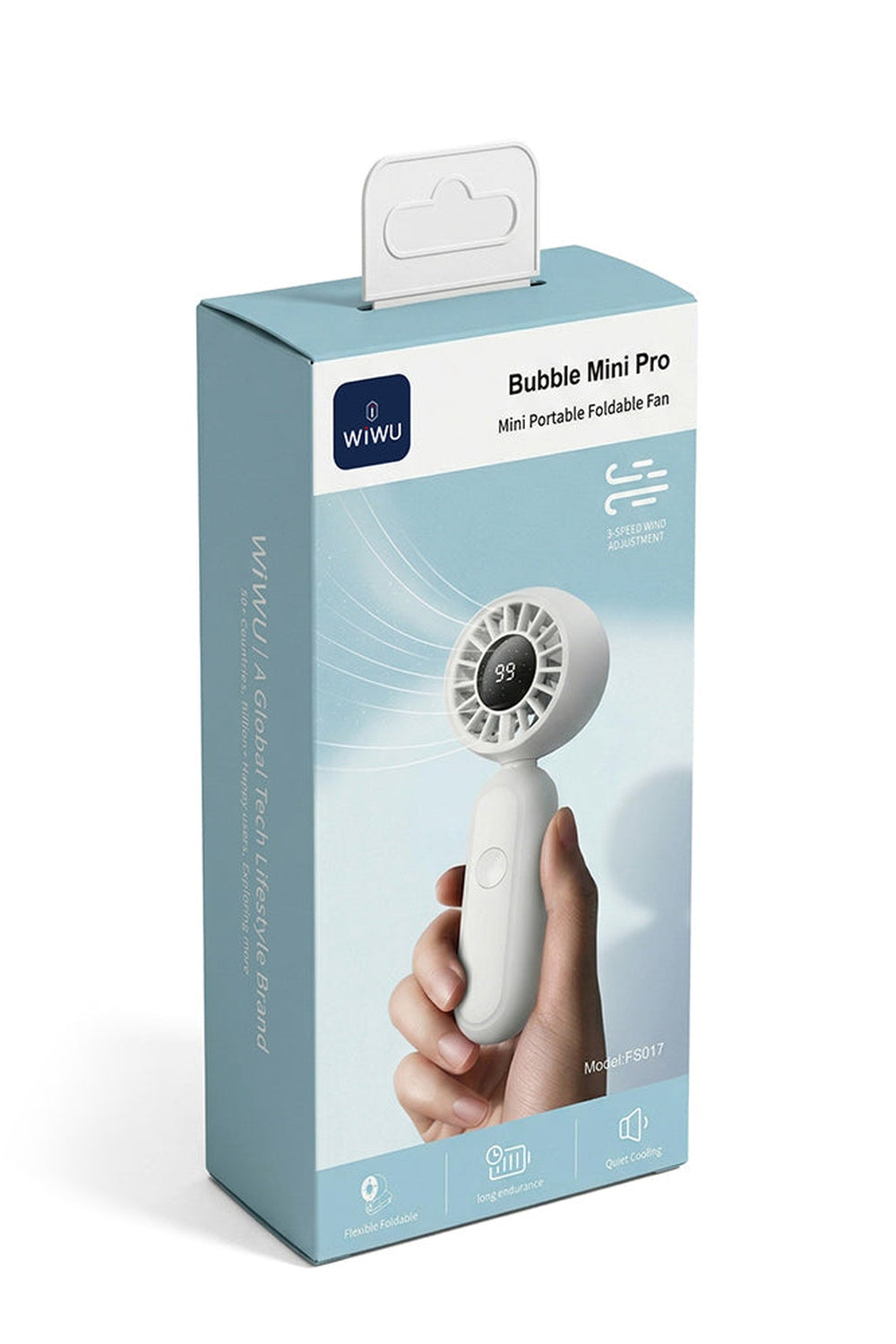 Katlanabilir El Fanı, Dijital Led Göstergeli - 3