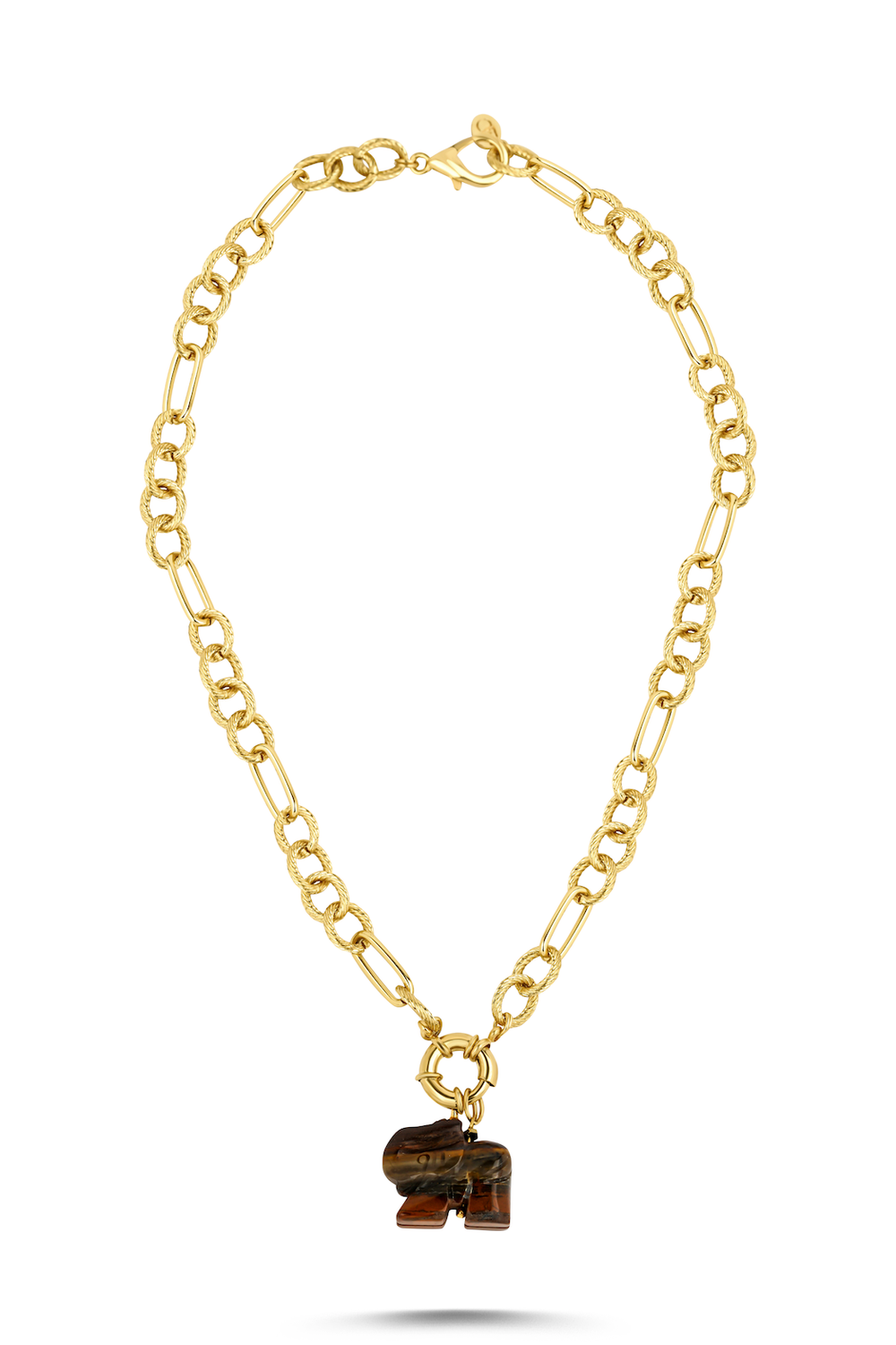 Tiger Tusk Chain Necklace - 0