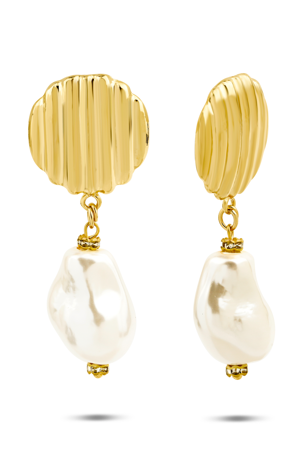 Madeleine Baroque Pearl Earrings - 0