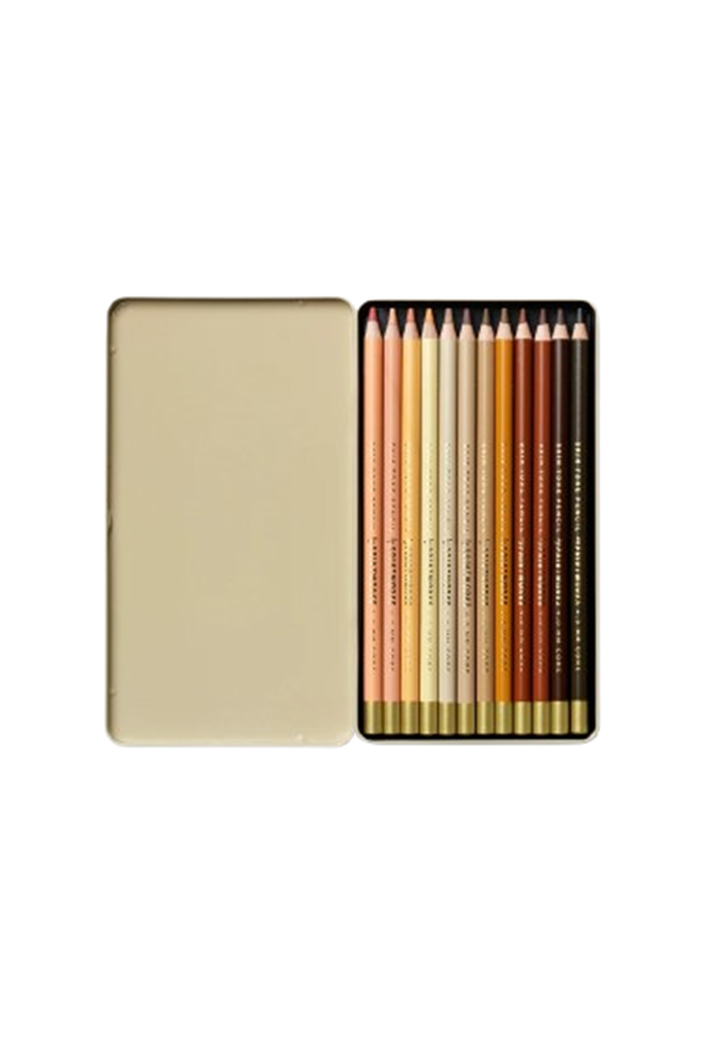 12 Renkli Çizim Kalem Seti - Skintones - 0