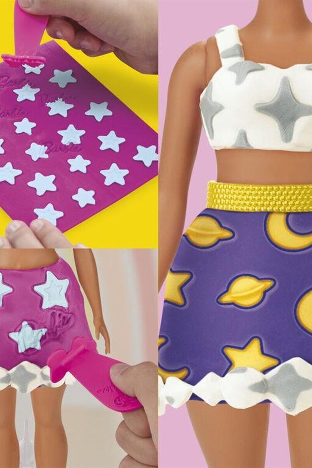 Play-Doh Barbie Designer Desen Paketi Hamur Oyun Seti (+5 Yaş) - 1