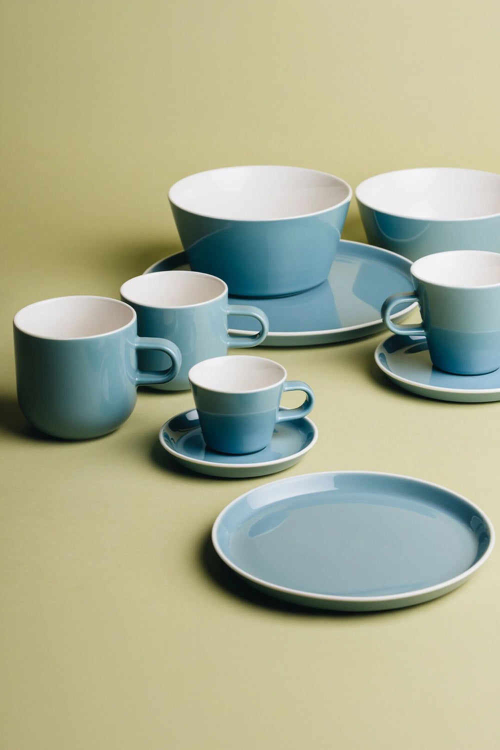 Roman 4 Parça Büyük Kase (Bowl) – Mavi - 1