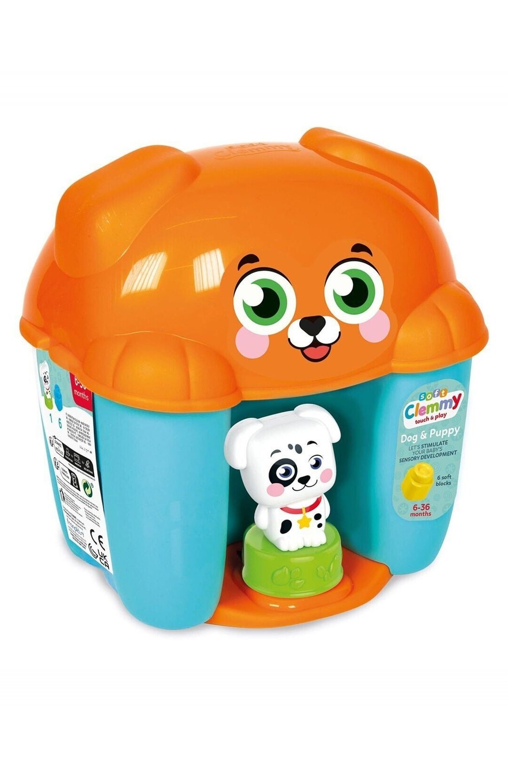 Soft Clemmy - Yumuşak Blok Kova Seti Köpekçik - 0