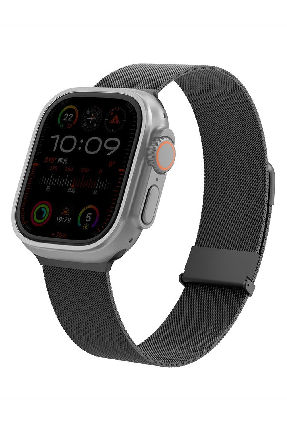 Apple Watch Uyumlu Manyetik Örgü Metal Kordon - 0