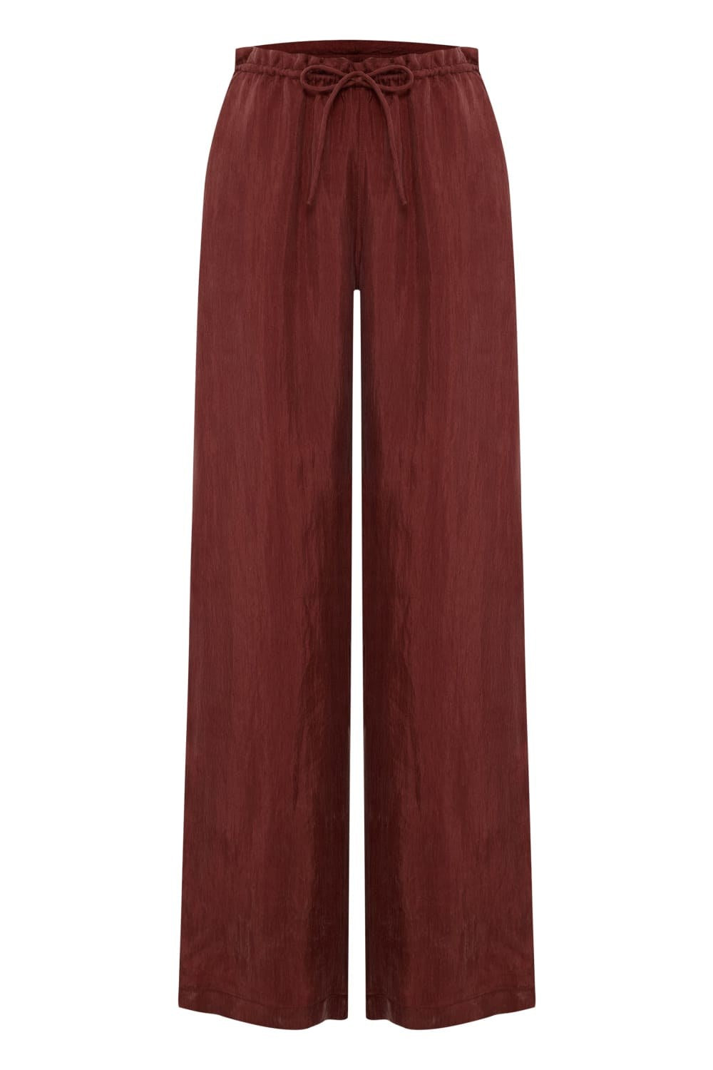 Lucid Flow Tie Pants Burgundy - 9