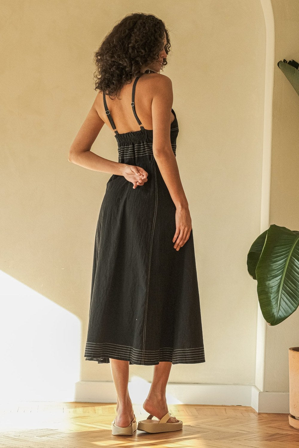 Eva Maxi Dress Black - 1