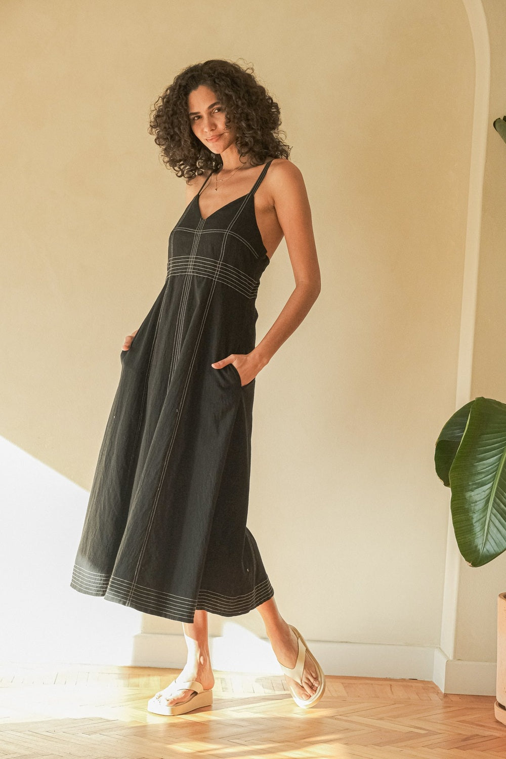 Eva Maxi Dress Black - 2