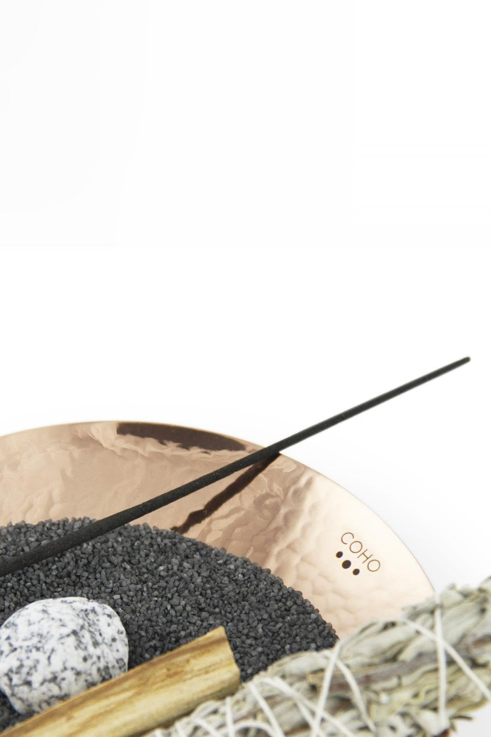 Coho Artisan Prana Dövme Bakır Tütsü Kasesi - 3
