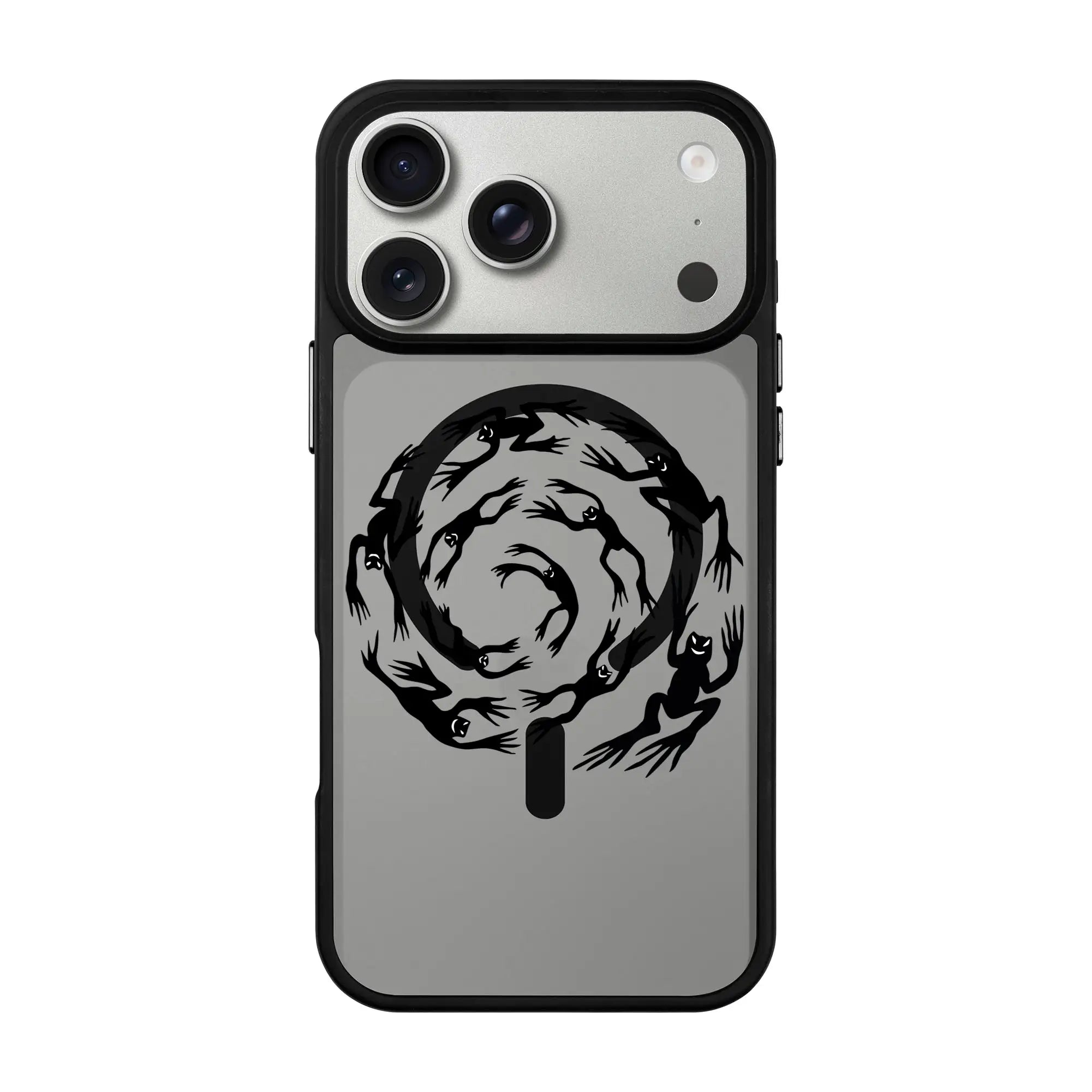 Swirling Frogs-Blur Kılıf Magsafe Özellikli - Iphone 17 Pro Max