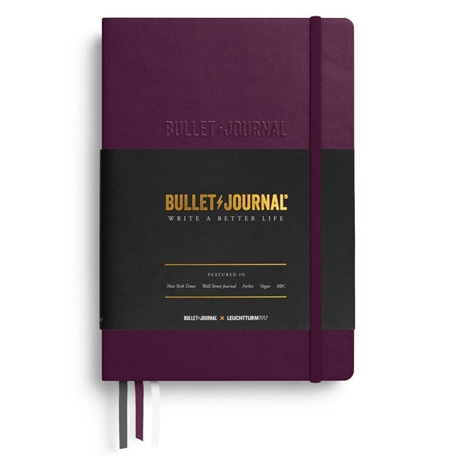Leuchtturm 1917 Bullet Journal Collector'S Set Limited Edition Kalem, Defter Ve Kitap Ayracı Purple26 400430