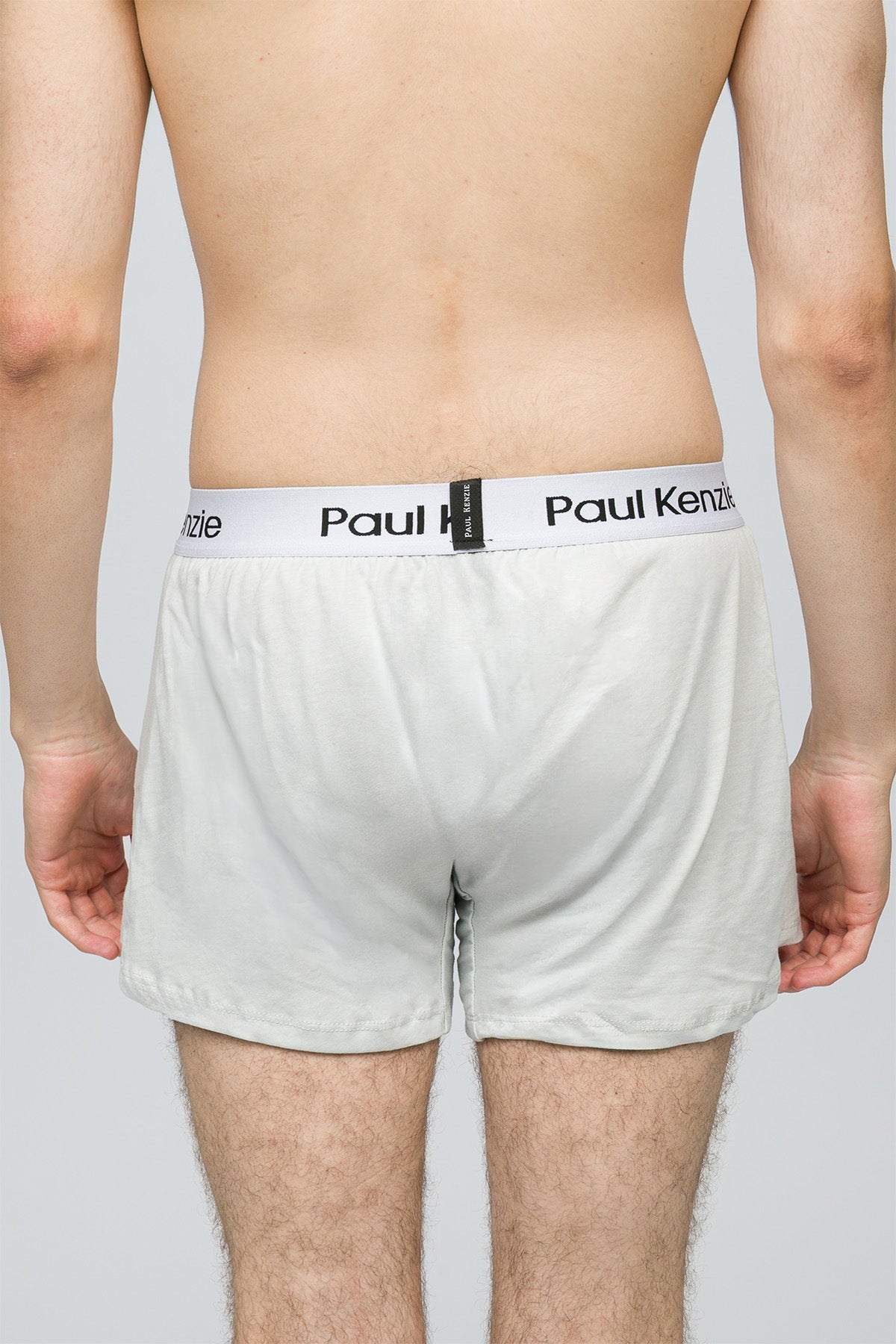 2'Li Erkek Boxer Şort - Button Fly Gray