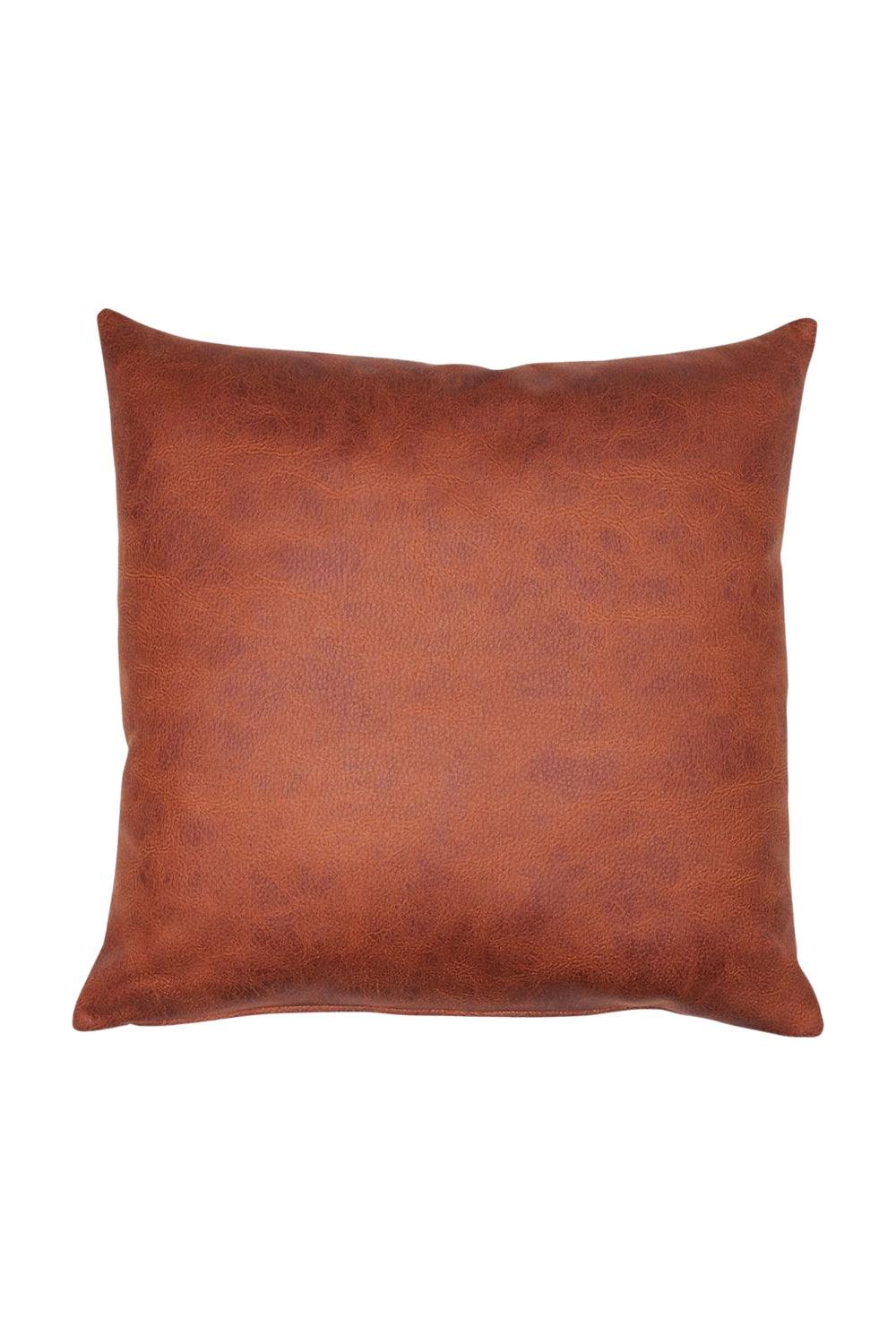 22 Maggio Istanbul-Marte Suni Deri Taba Dekoratif Yastık 50x50 cm-Yastık-4-Milagron.com