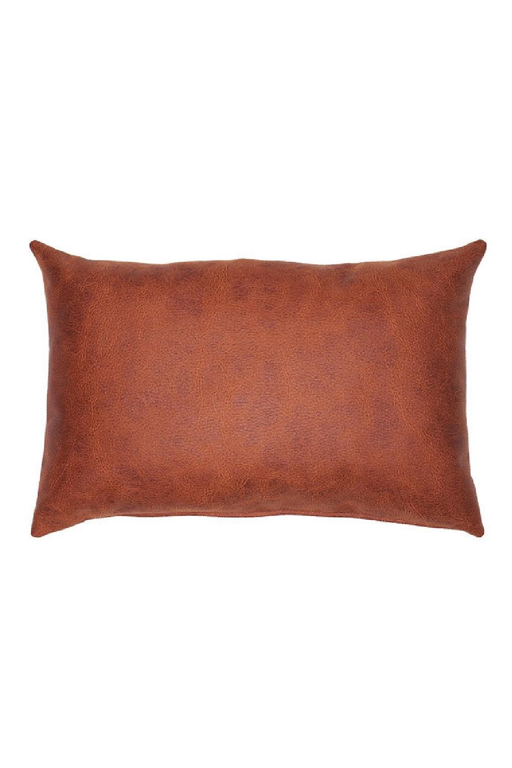 22 Maggio Istanbul-Marte Suni Deri Taba Dikdörtgen Dekoratif Yastık 35x50 Cm-Yastık-3-Milagron.com