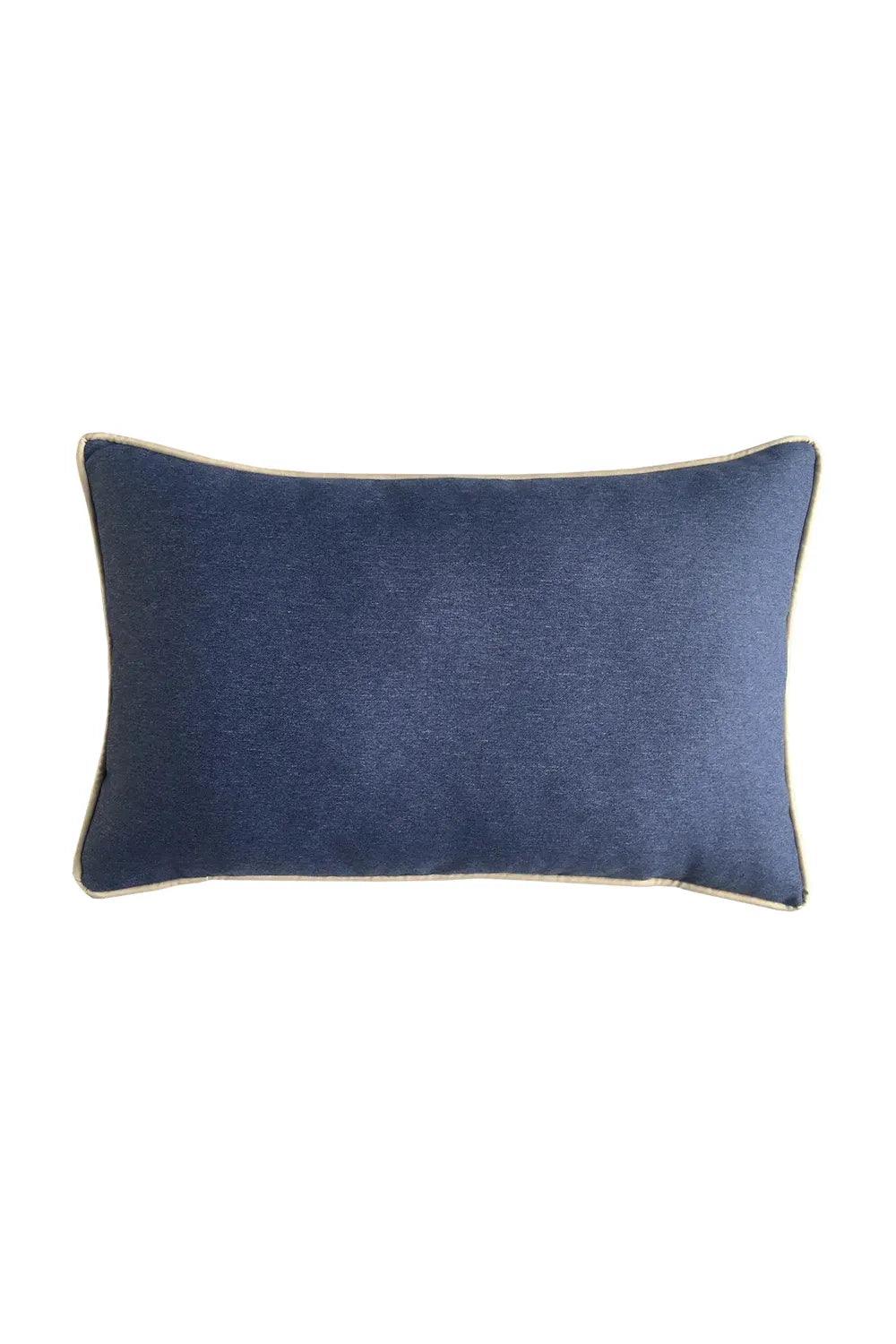 22 Maggio Istanbul-Savona Lacivert Dış Mekan Dekoratif Yastık 35x55 cm-Yastık-4-Milagron.com