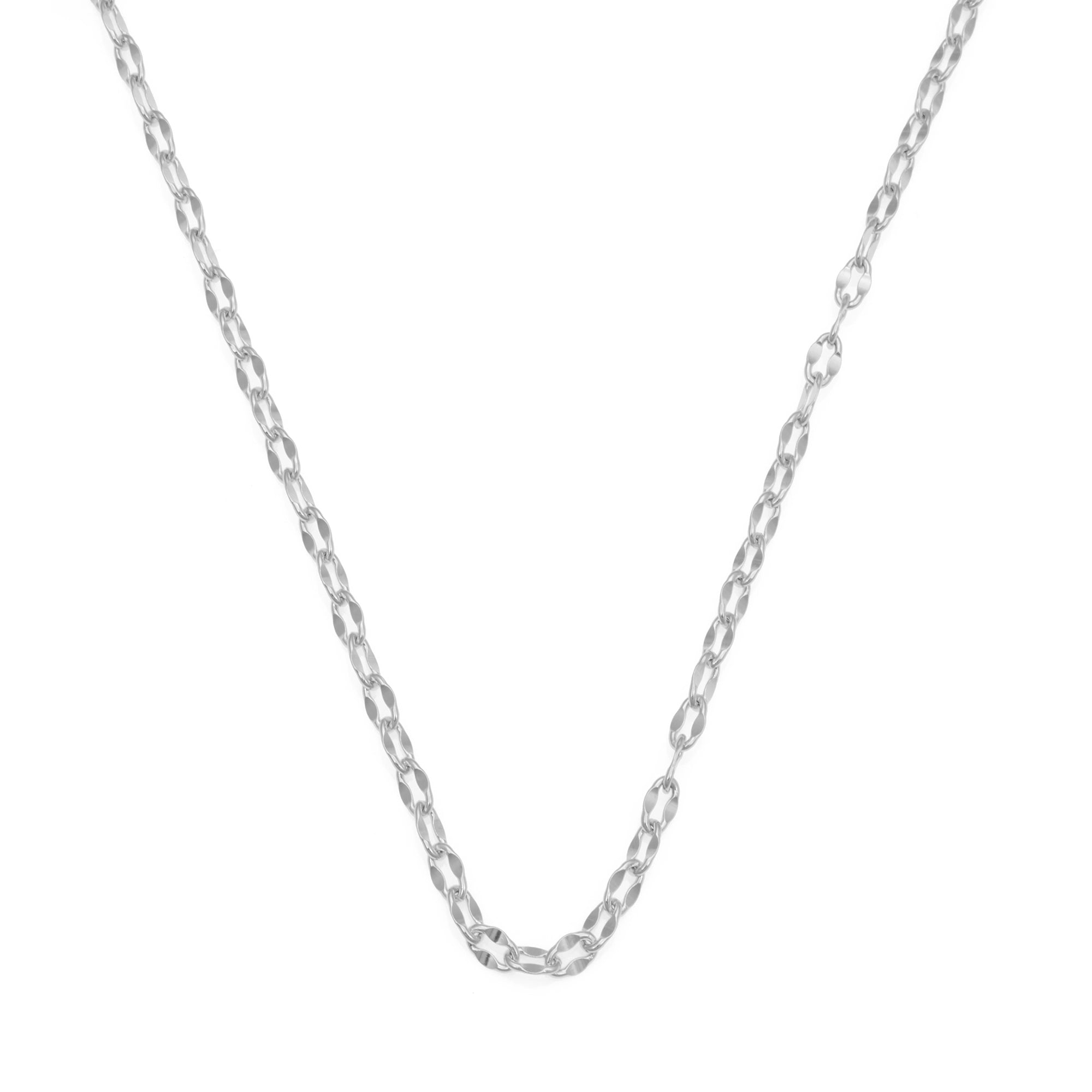 Marine Chain Necklace In Silver