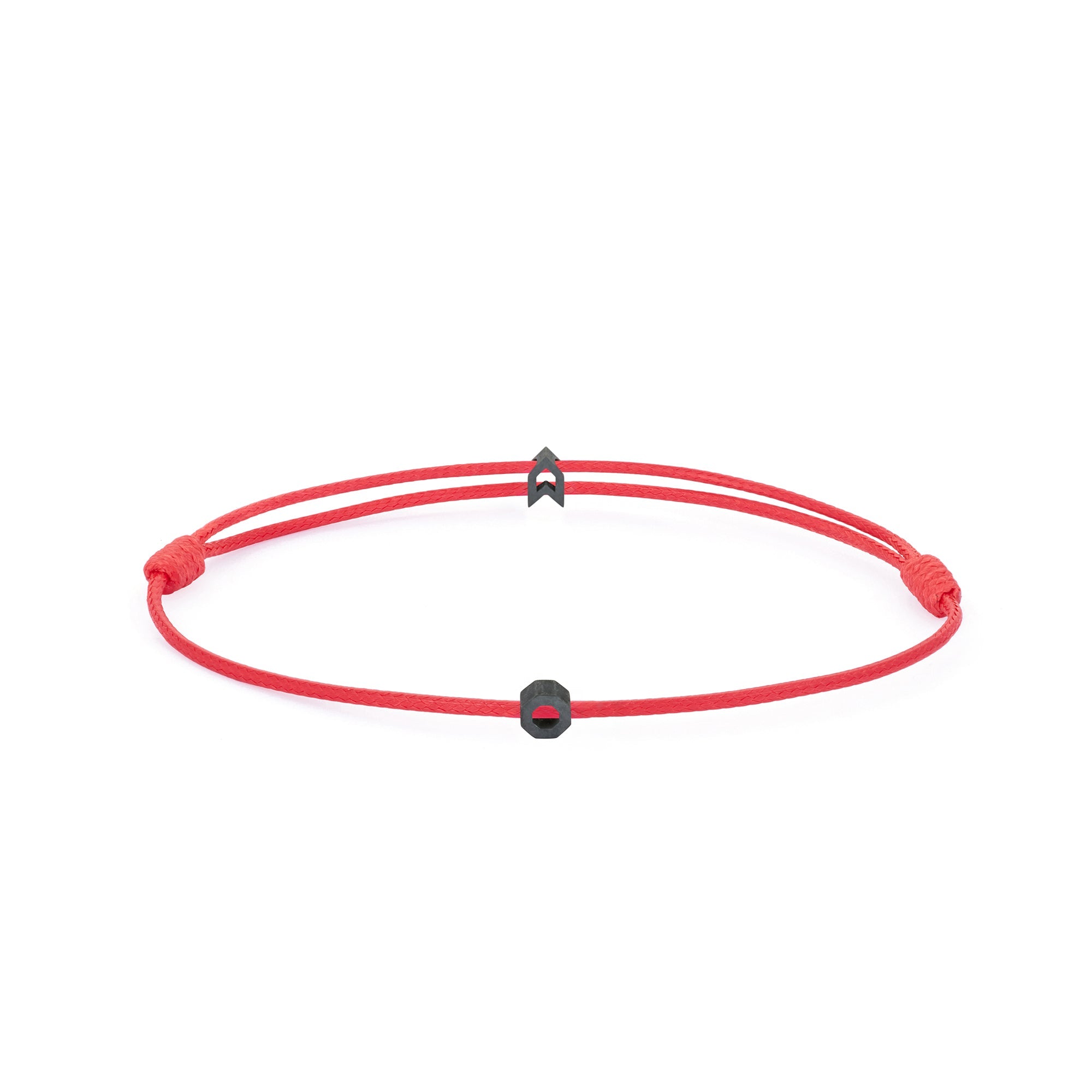 Red Chance Bracelet In Oxide