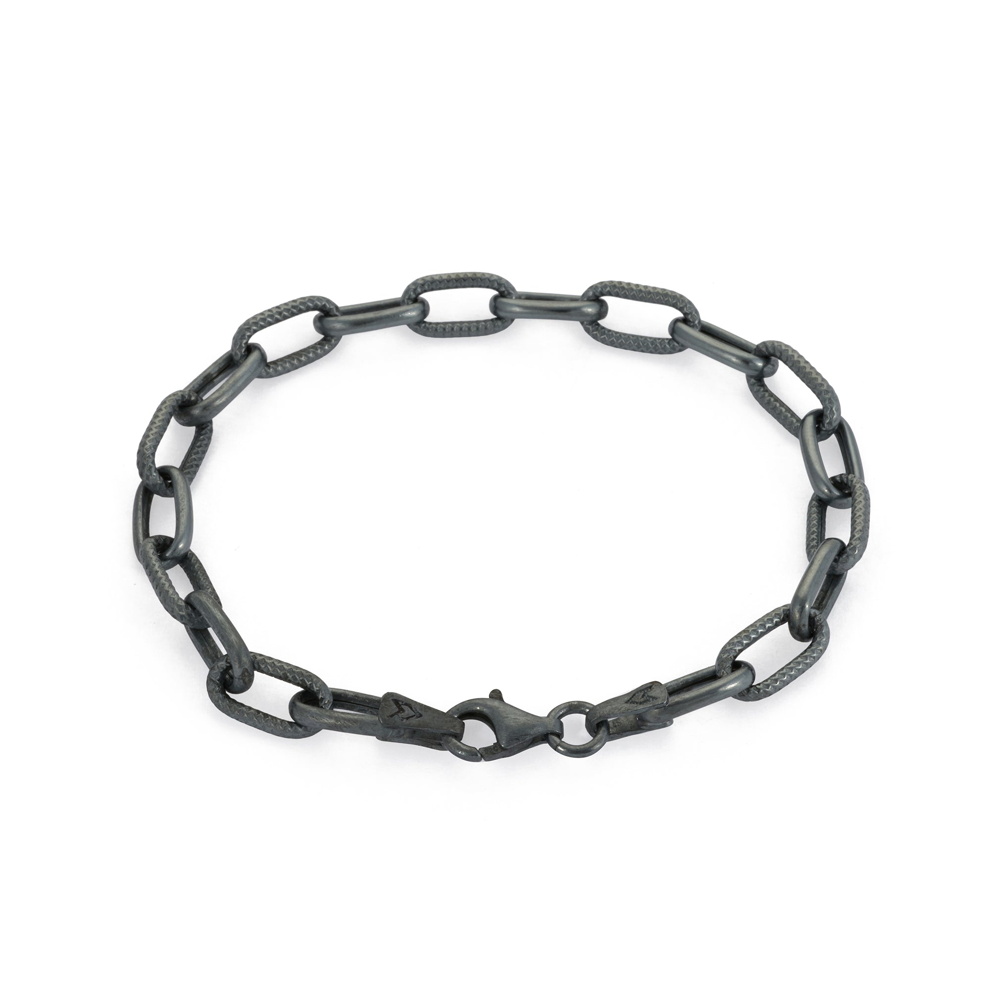 Rivet Chain Bracelet In Oxide