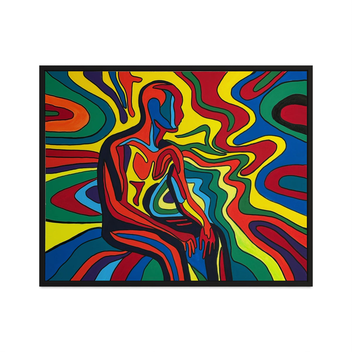 Echoes In The Flow Tablo | 80X100Cm