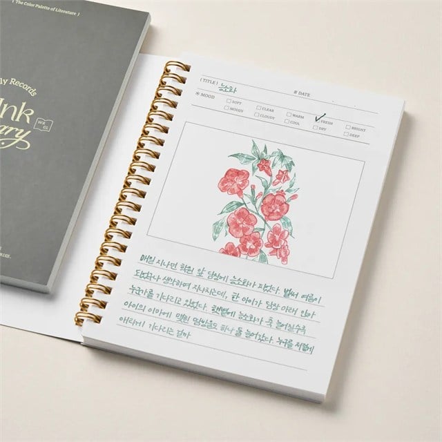 Wearingeul-Impression Mürekkep Günlüğü, B6-Defter-6-Milagron.com