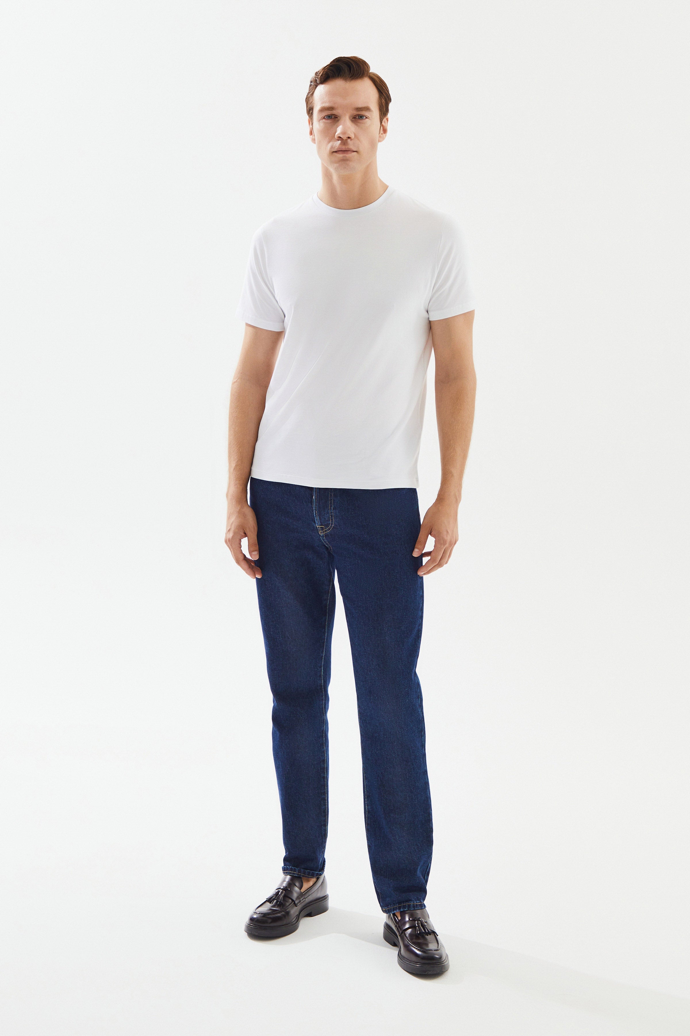 2be4 A-Erkek Beyaz T Shirt-4-Milagron.com