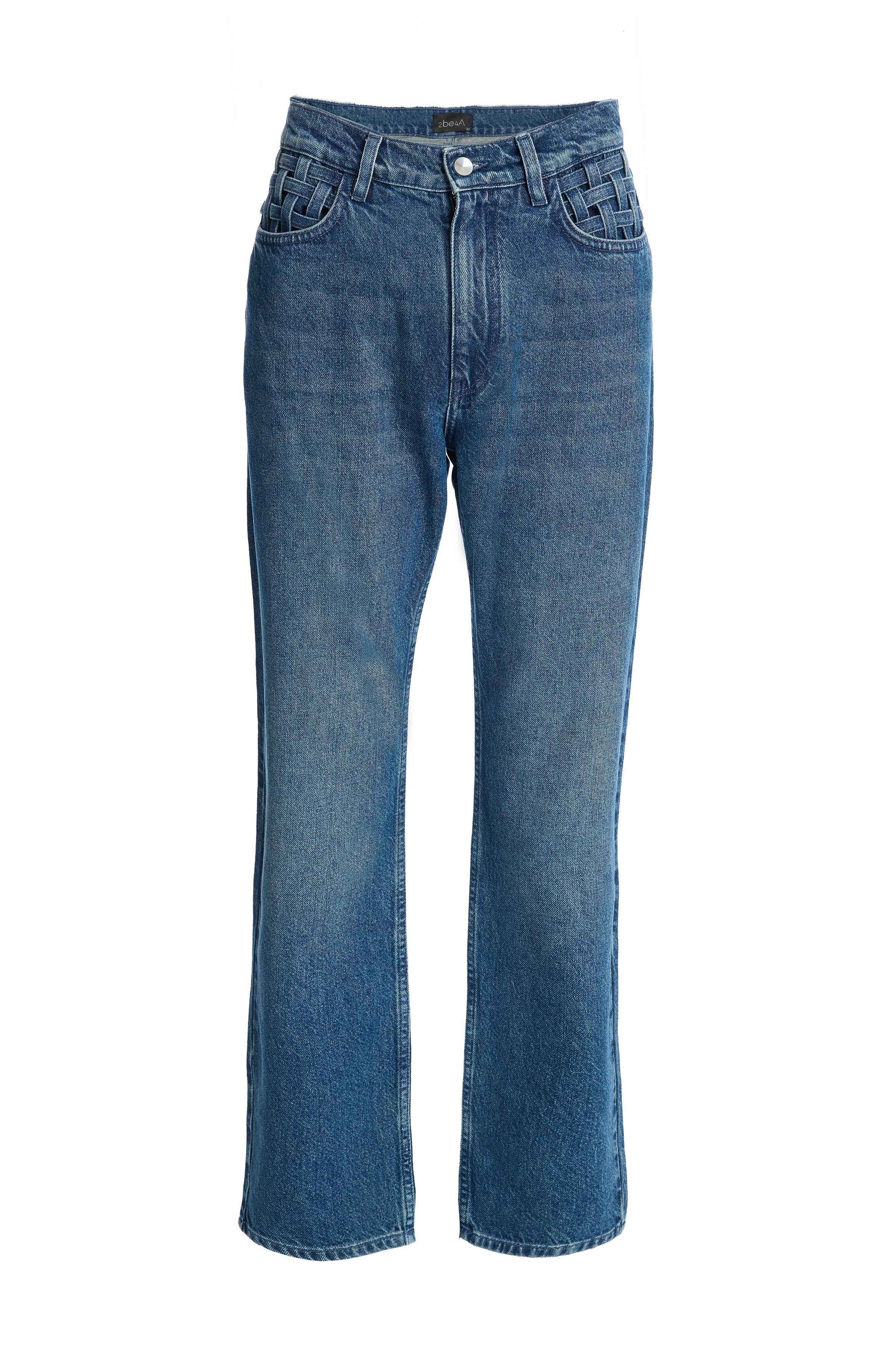 2be4A-Erkek örme Cepli Denim Pantolon-1-Milagron.com