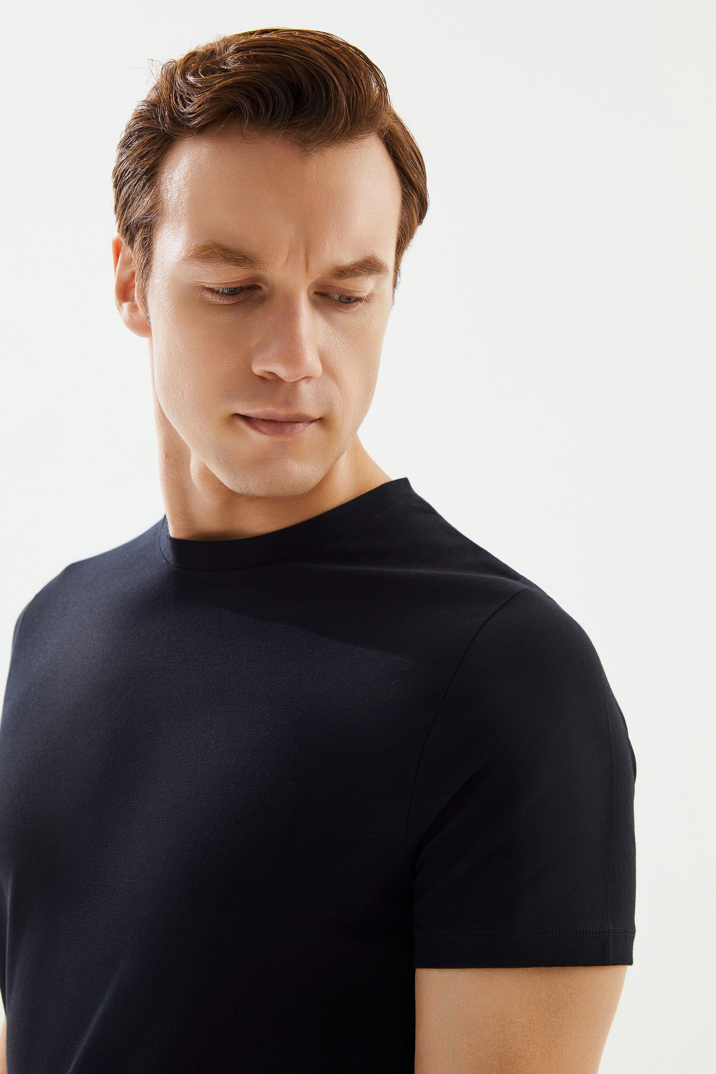 2be4A-Erkek Siyah T Shirt-5-Milagron.com