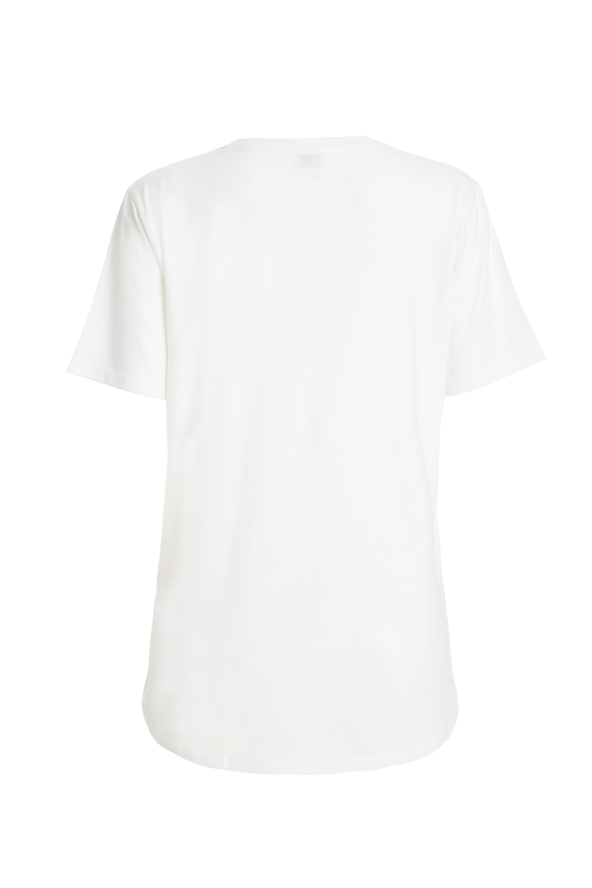 2be4A-Kadın Beyaz Arkası Uzun Tshirt-2-Milagron.com