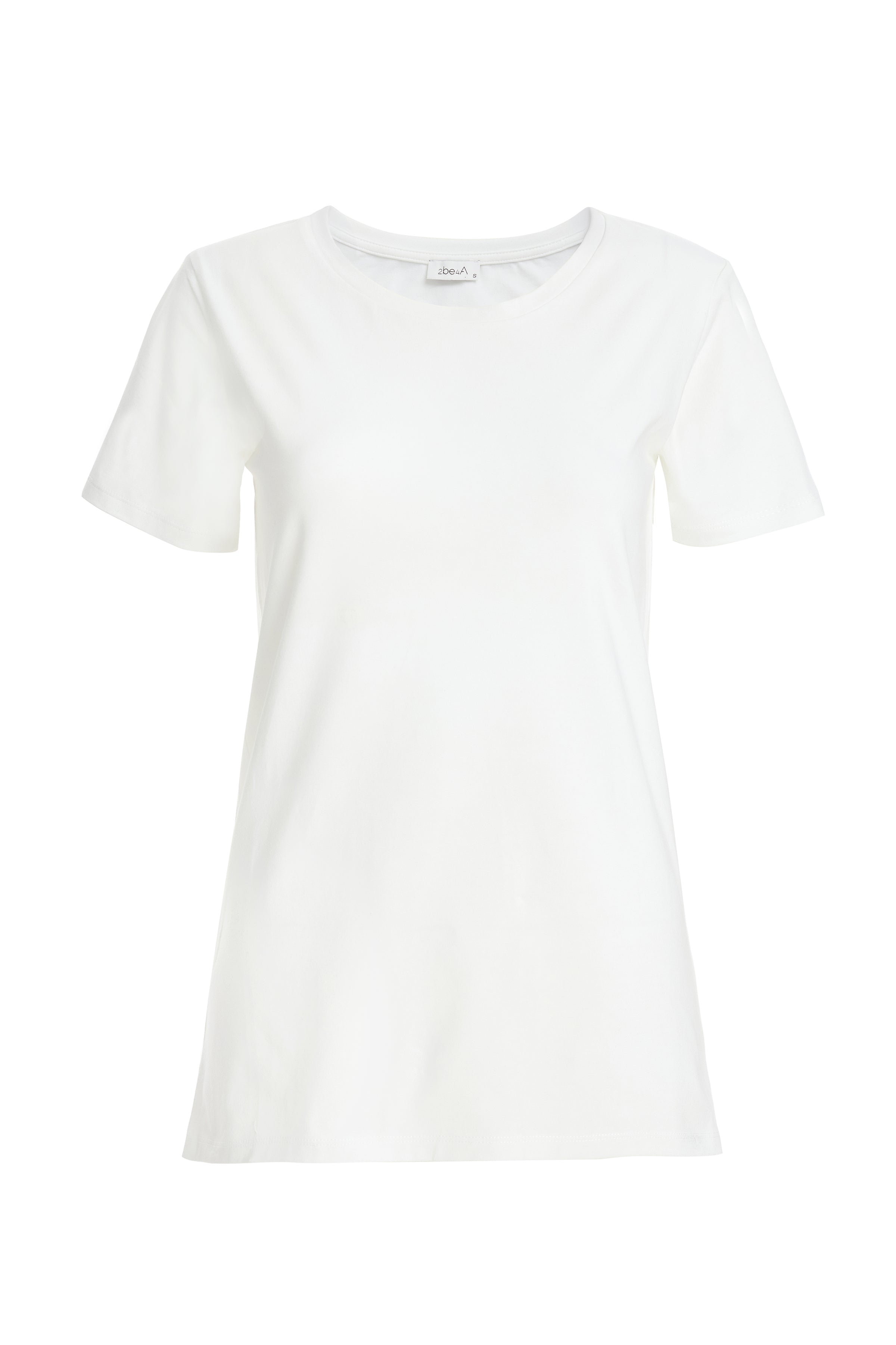 2be4A-Kadın Beyaz Tshirt-1-Milagron.com