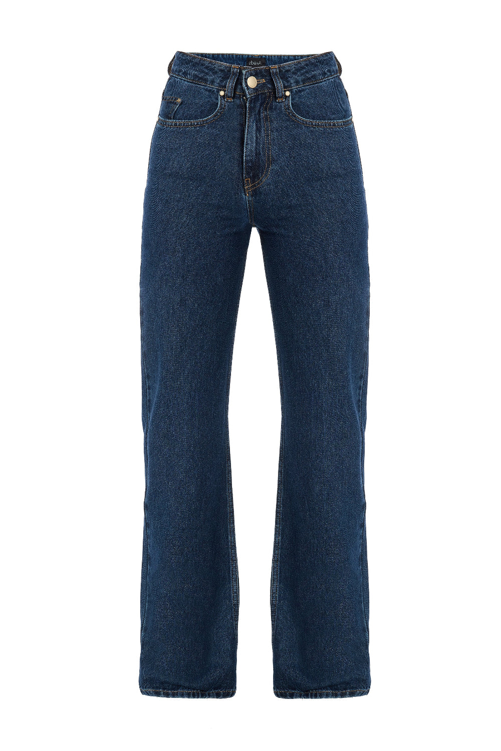 2be4A-Kadın Mid Rise Straight Denim Pantolon-Kot Pantolon-2-Milagron.com