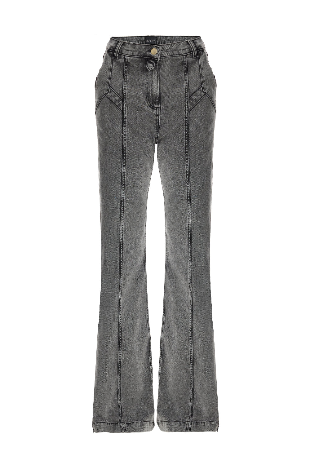 2be4A-Kadın önden Dikişli Denim Pantolon-1-Milagron.com