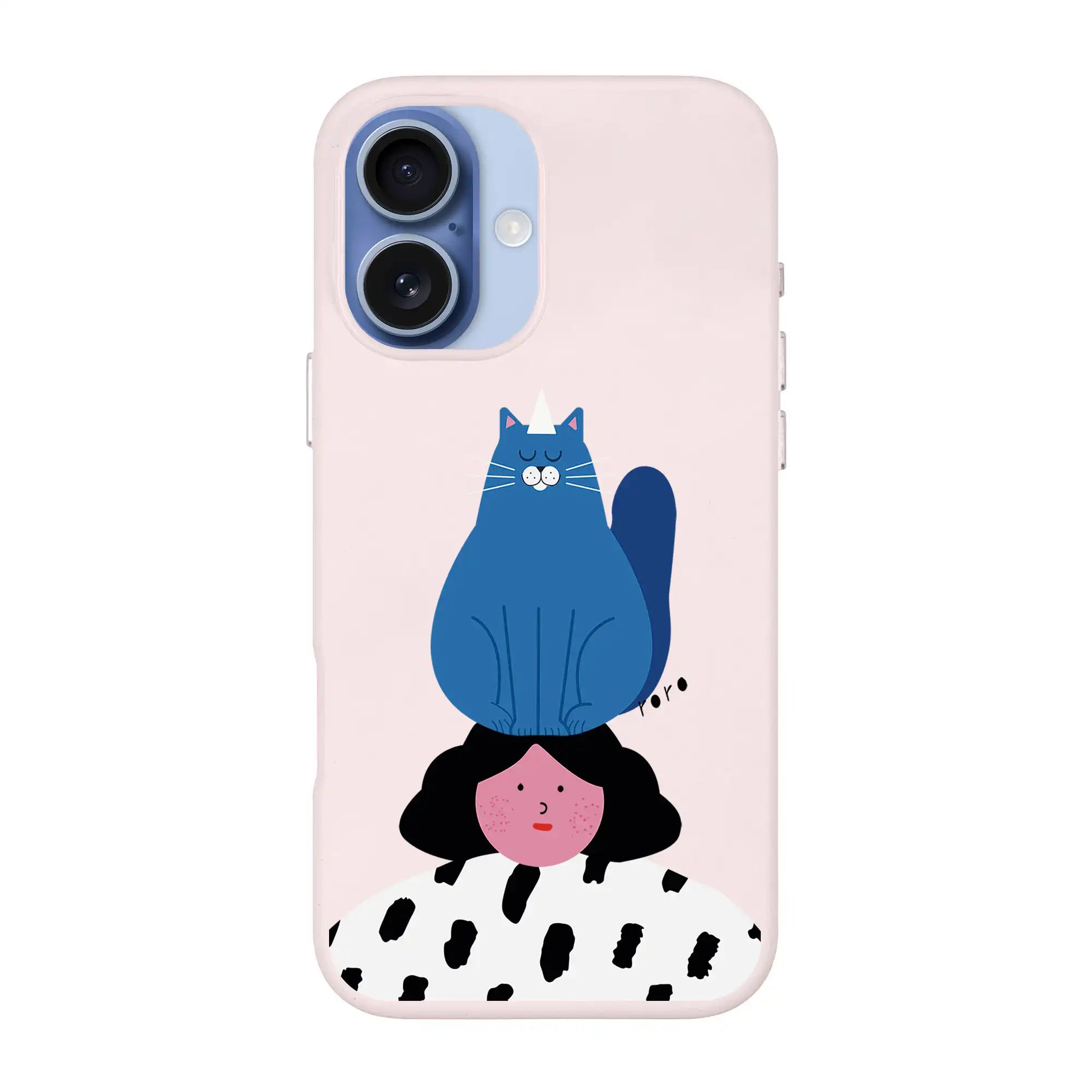 Naughty Cat-Signature Leather Kılıf Magsafe Özellikli - Iphone 17