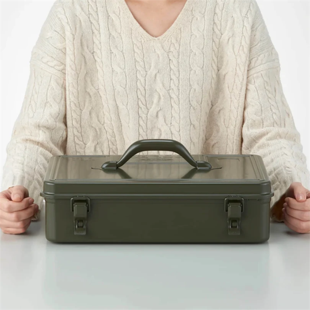 Toyo Steel Tb-362 Tool Storage Box Moss Green Metal Saklama Kutusu