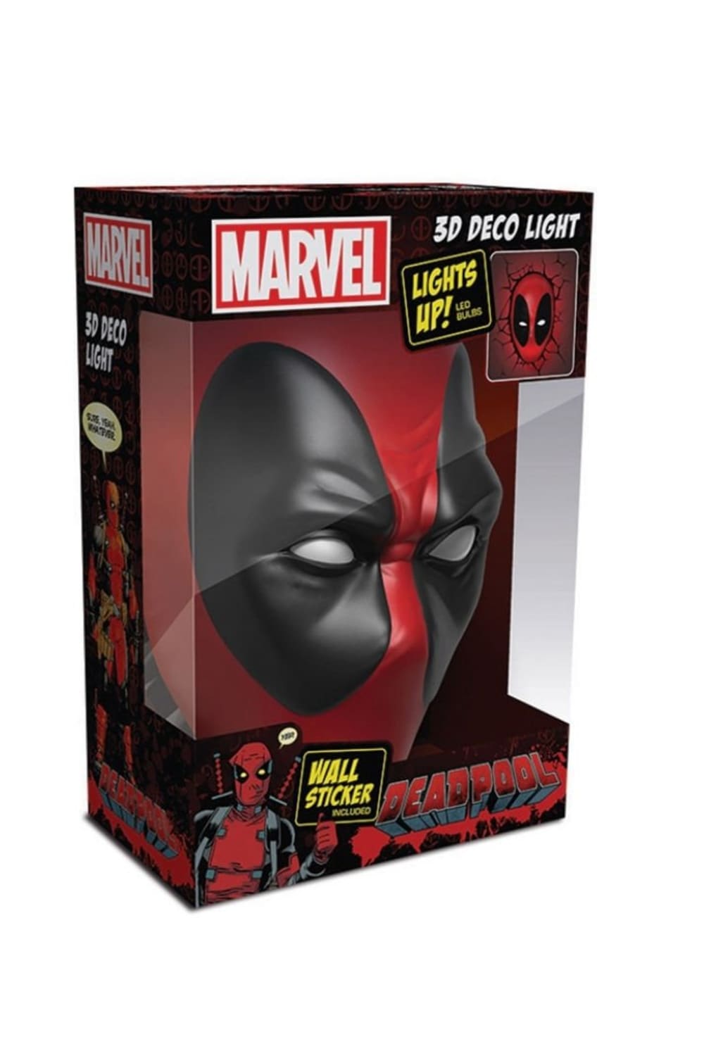3D Light FX-Deadpool 3D Duvar Lambası - Wall Light-Duvar Lambası-2-Milagron.com