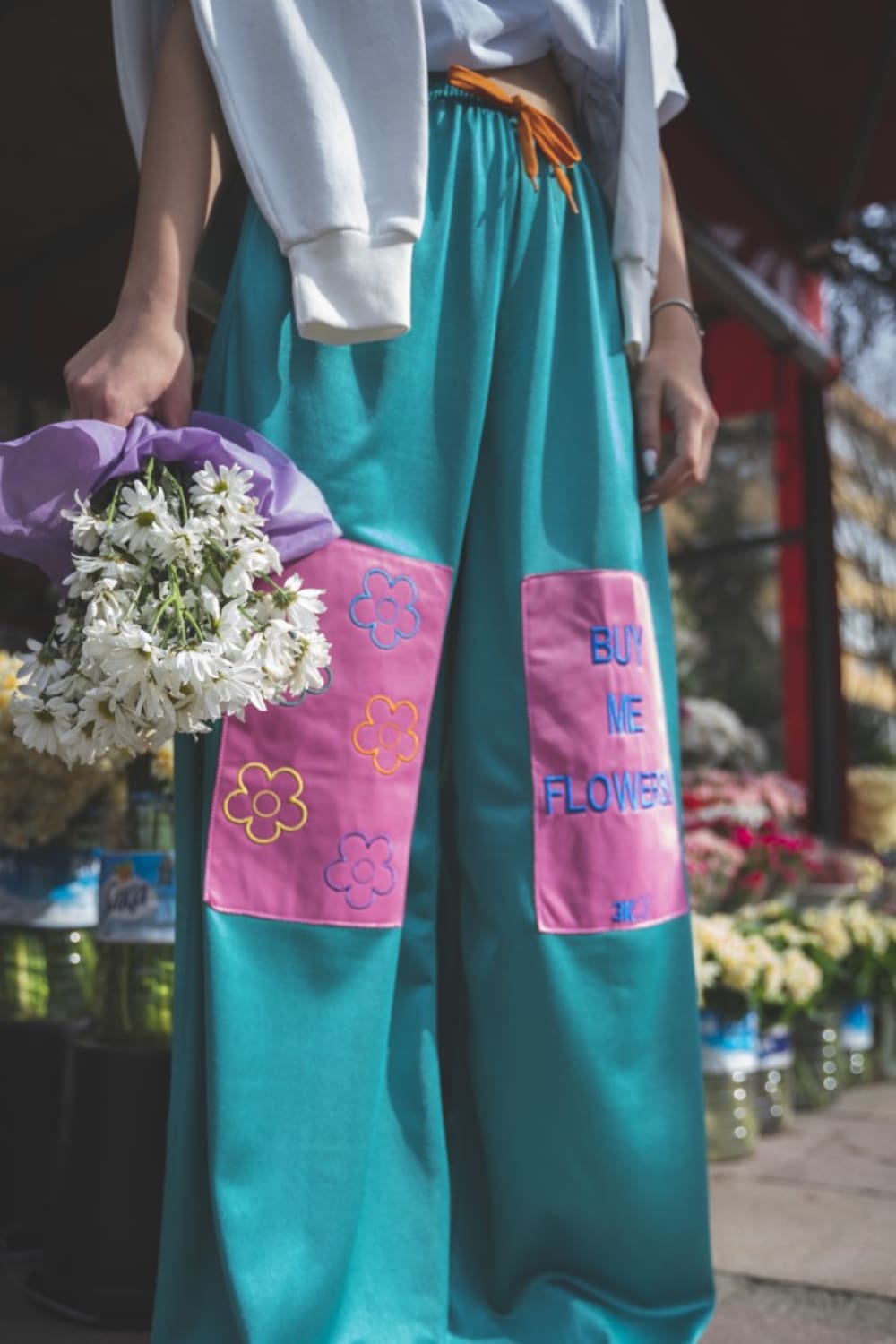 3K28-Çiçek Pantolon-Eşofman-1-Milagron.com