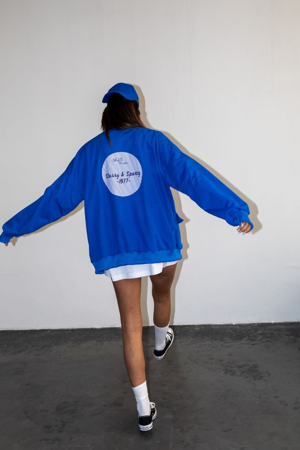 3K28-Classy & Sporty 1977 Kolej Sweat-Sweatshirts & Hoodies-3-Milagron.com