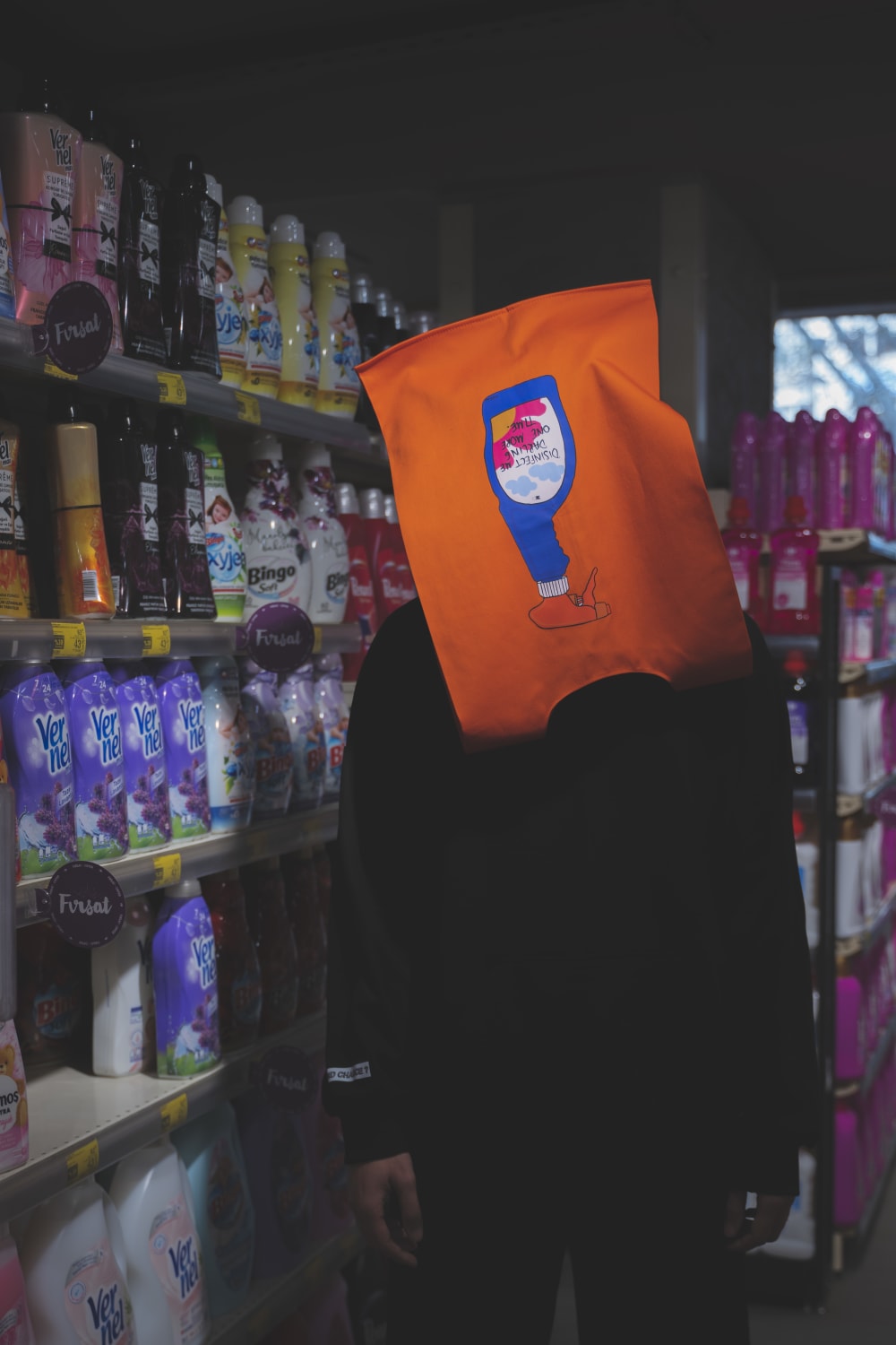 3K28-Desenfect Me Grocery Bag-Bez Çanta-1-Milagron.com