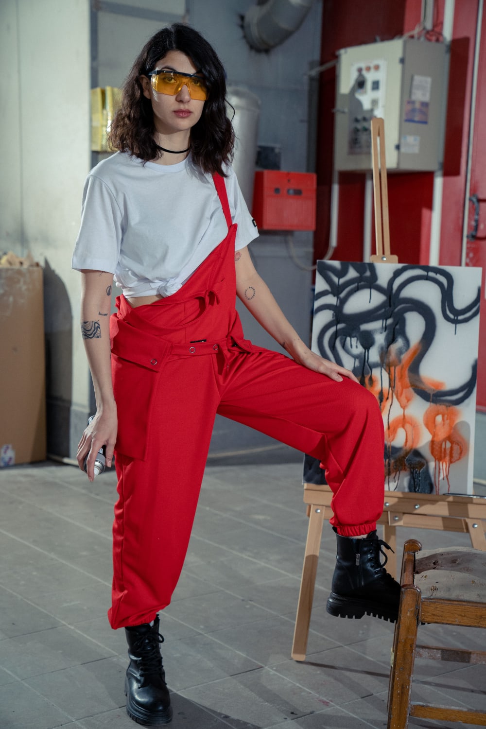 3K28-Kırmızı Artist Mario-Eşofman-2-Milagron.com