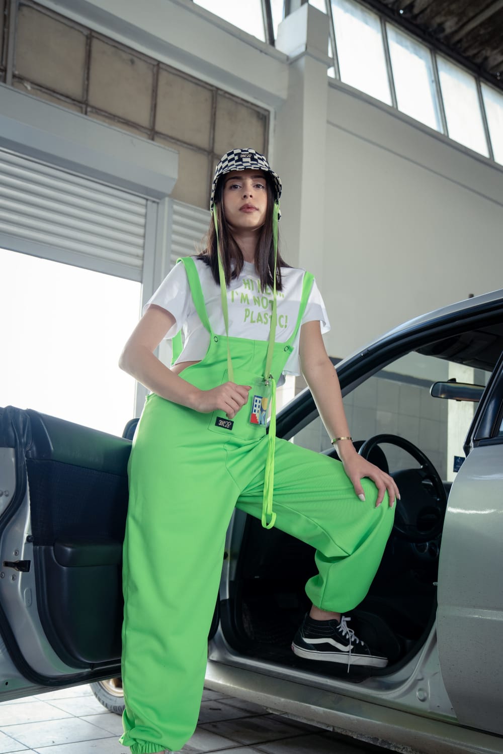 3K28-Neon Yeşil Mario-Eşofman-3-Milagron.com