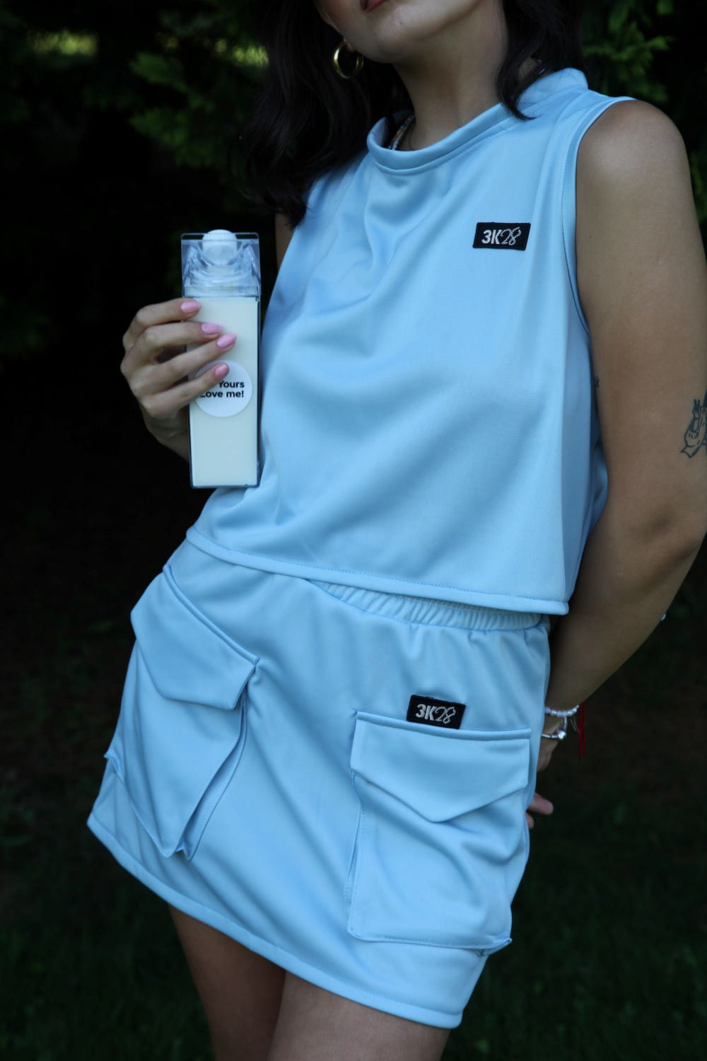 3K28-Raşel Mavi Süveter-Sweatshirts & Hoodies-2-Milagron.com