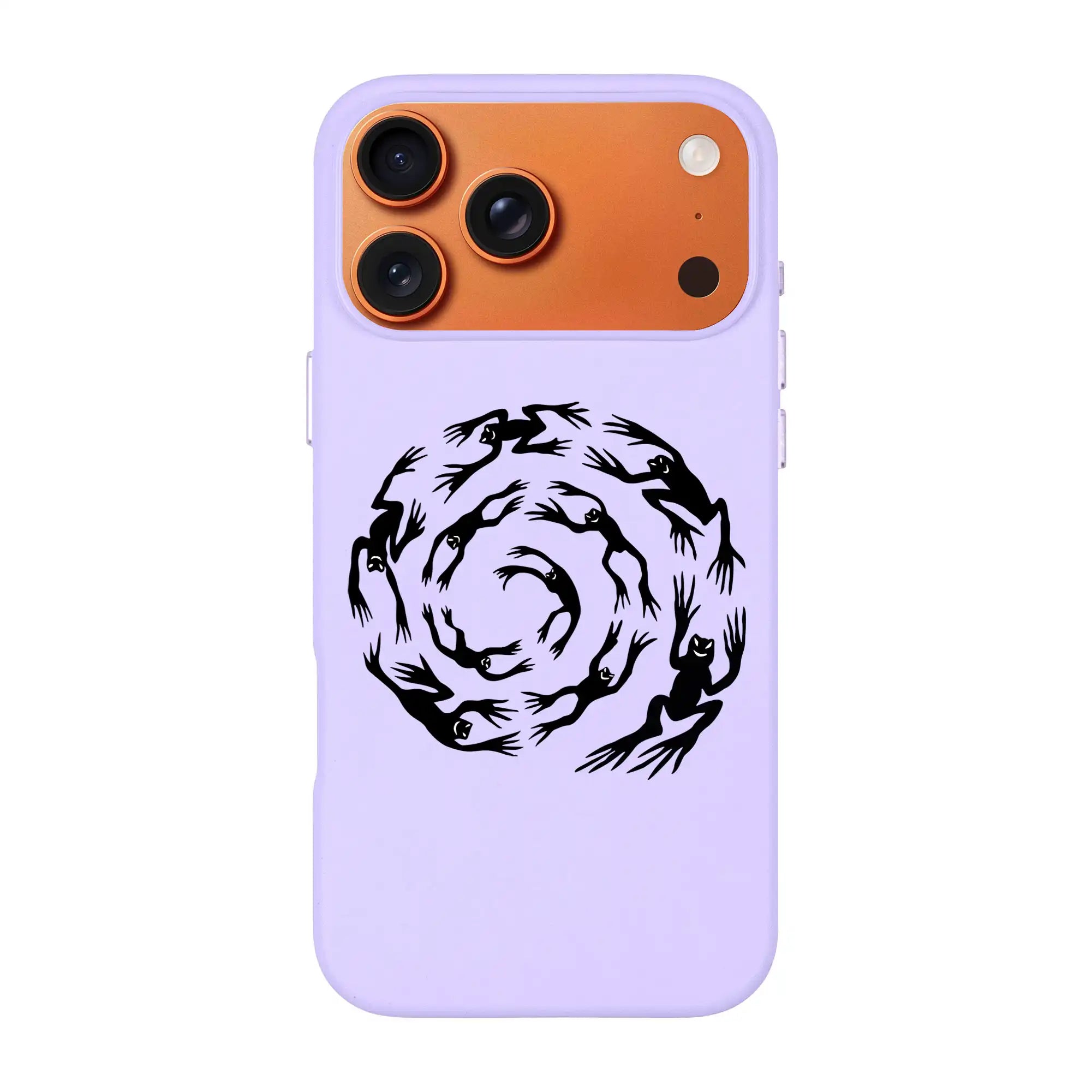 Swirling Frogs-Signature Leather Kılıf Magsafe Özellikli - Iphone 17 Pro